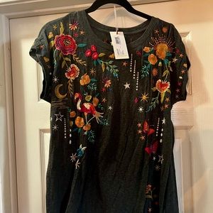 Johnny Was Thalia relaxed tee NWT